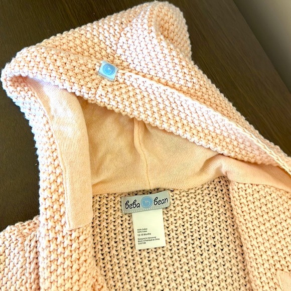 Brand New Beba Bean Knit Sweater/Jacket 12-18 months Designed in Canada - Picture 2 of 3